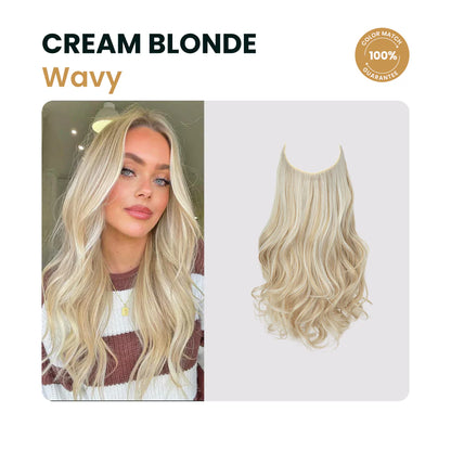 Wavy Halo Extension Set by ZOELANI™